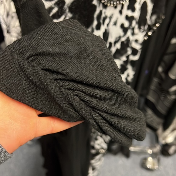 💜La Velina Black White Dress XL - Picture 2 of 5